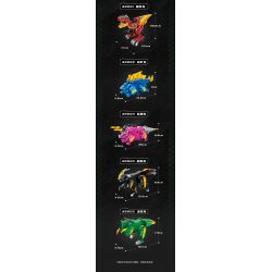 KEEPPLEY 82003 SUPER SENTAI ZYUDEN RỒNG KIM CƯƠNG bộ đồ chơi xếp lắp ráp ghép mô hình Technic Kỹ Thuật Công Nghệ Cao Mô Hình Phương Tiện 149 khối