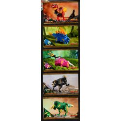 KEEPPLEY 82005 SUPER SENTAI ZYUDEN VELOCIRAPTOR bộ đồ chơi xếp lắp ráp ghép mô hình Technic Kỹ Thuật Công Nghệ Cao Mô Hình Phương Tiện 195 khối