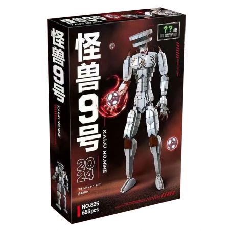 825 QUÁI VẬT SỐ 9 bộ đồ chơi xếp lắp ráp ghép mô hình Movie & Game KAIJU NO.9 Phim Và Trò Chơi 653 khối