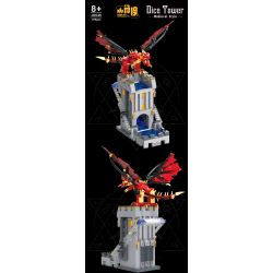 SMALL ANGLE JD046 THÁP XÚC XẮC THỜI TRUNG CỔ bộ đồ chơi xếp lắp ráp ghép mô hình DICE TOWER 1176 khối