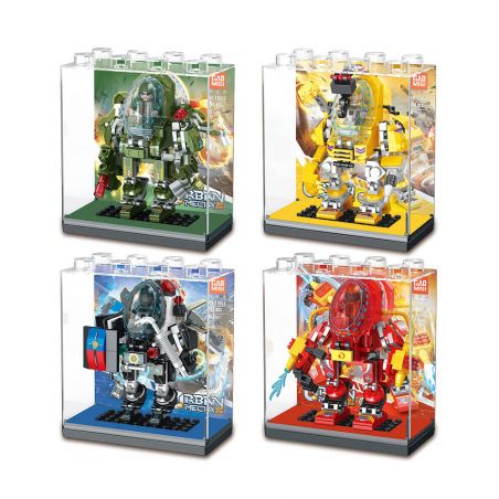 GAOMISI T1052 1052 4 LOẠI CƠ KHÍ ĐÔ THỊ bộ đồ chơi xếp lắp ráp ghép mô hình