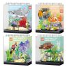 GAOMISI T1061 1061 THẾ GIỚI DƯỚI NƯỚC 4 MÔ HÌNH bộ đồ chơi xếp lắp ráp ghép mô hình UNDERWATER WORLD