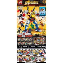 MG 1236 MÔ HÌNH MECHA 4 CHIẾN ĐẤU VỚI NHỆN HAI SÚNG bộ đồ chơi xếp lắp ráp ghép mô hình Super Heroes Siêu Nhân Anh Hùng