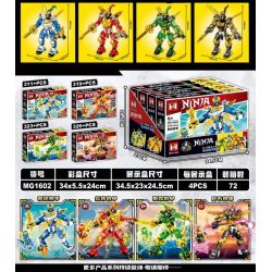 MG 1602 MÔ HÌNH MECHA 4 CHIẾN ĐẤU VỚI NHỆN HAI SÚNG bộ đồ chơi xếp lắp ráp ghép mô hình Super Heroes Siêu Nhân Anh Hùng 1279 khối