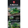 MINGDI LEIBAO K2053 2053 XE TĂNG CHIẾN ĐẤU CHỦ LỰC T-14 bộ đồ chơi xếp lắp ráp ghép mô hình Military Army T-14 ARMATA MAIN BATTLE TANK Quân Sự Bộ Đội 342 khối
