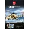 MINGDI LEIBAO K2055 2055 TRỰC THĂNG VẬN TẢI MI8 bộ đồ chơi xếp lắp ráp ghép mô hình Military Army MI-8 TRANSPORT HELICOPTER Quân Sự Bộ Đội 313 khối