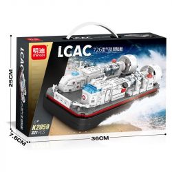 MINGDI LEIBAO K2059 2059 TÀU ĐỔ BỘ ĐỆM KHÍ LCAC 726 bộ đồ chơi xếp lắp ráp ghép mô hình Military Army Quân Sự Bộ Đội 321 khối