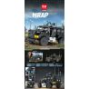 MINGDI LEIBAO K2061 2061 XE CHỐNG PHỤC KÍCH MÌN MRAP bộ đồ chơi xếp lắp ráp ghép mô hình Military Army Quân Sự Bộ Đội 306 khối