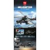 MINGDI LEIBAO K2062 2062 TRỰC THĂNG QUÂN SỰ bộ đồ chơi xếp lắp ráp ghép mô hình Military Army MILITARY HELICOPTER Quân Sự Bộ Đội 300 khối