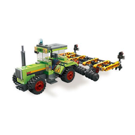 JIESTAR 59224 MÁY XỚI ĐẤT bộ đồ chơi xếp lắp ráp ghép mô hình City TUMBLING CULTIVATOR Thành Phố 247 khối
