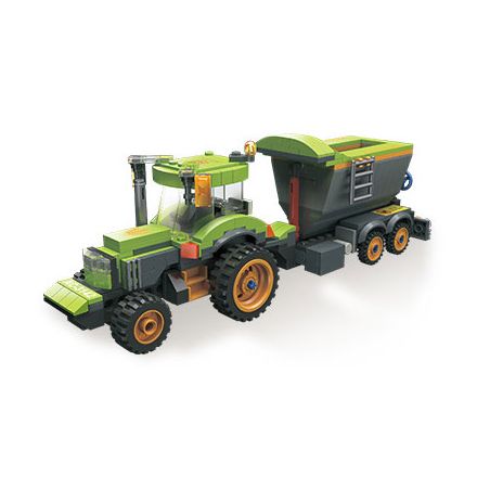 JIESTAR 59227 MÁY RẢI PHÂN BÓN bộ đồ chơi xếp lắp ráp ghép mô hình City MANURE SPREADER Thành Phố 370 khối