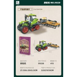 JIESTAR 59228 NGƯỜI TRỒNG TRỌT bộ đồ chơi xếp lắp ráp ghép mô hình City CULTIVATOR Thành Phố 415 khối