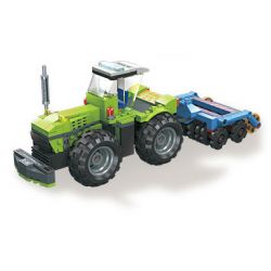 JIESTAR 59229 MÁY CẮT CỎ VÀ LÀM PHẲNG bộ đồ chơi xếp lắp ráp ghép mô hình City MOWER CRUSHER Thành Phố 299 khối