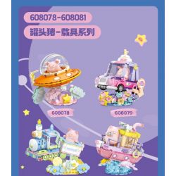 SEMBO 608079 XE LỢN ĐÓNG HỘP LULU bộ đồ chơi xếp lắp ráp ghép mô hình Movie & Game Phim Và Trò Chơi 308 khối