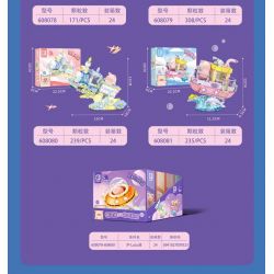 SEMBO 608081 TÀU LỢN ĐÓNG HỘP LULU bộ đồ chơi xếp lắp ráp ghép mô hình Movie & Game Phim Và Trò Chơi 235 khối