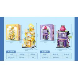 SEMBO 601573 CHƠI SPACE STREET VIEW CĂN PHÒNG BÍ MẬT ĐƯỢC GIẢI MÃ bộ đồ chơi xếp lắp ráp ghép mô hình 313 khối