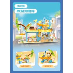 SEMBO 617005 QUÁN CÀ PHÊ MOMO bộ đồ chơi xếp lắp ráp ghép mô hình 435 khối