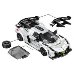 SEMBO 714542 THẾ GIỚI XE NỔI TIẾNG BK2 bộ đồ chơi xếp lắp ráp ghép mô hình Racers Đua Tốc Độ 313 khối