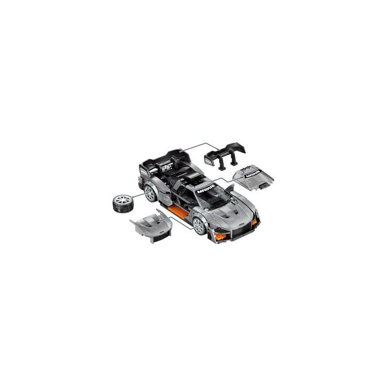 SEMBO 714543 THẾ GIỚI XE NỔI TIẾNG BK2 bộ đồ chơi xếp lắp ráp ghép mô hình Racers Đua Tốc Độ 308 khối