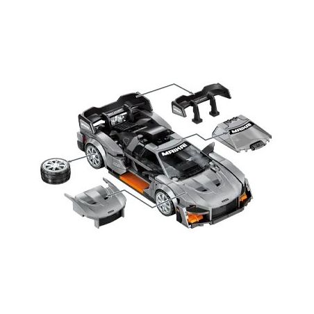 SEMBO 714543 THẾ GIỚI XE NỔI TIẾNG BK2 bộ đồ chơi xếp lắp ráp ghép mô hình Racers Đua Tốc Độ 308 khối