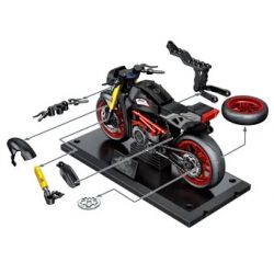 SEMBO 714550 THẾ GIỚI XE NỔI TIẾNG MÁY BK2 bộ đồ chơi xếp lắp ráp ghép mô hình Racers Đua Tốc Độ 200 khối