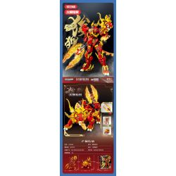 SEMBO 103368 MECHA THÉP MẮT LỬA SUANNI bộ đồ chơi xếp lắp ráp ghép mô hình 497 khối