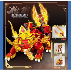 SEMBO 103368 MECHA THÉP MẮT LỬA SUANNI bộ đồ chơi xếp lắp ráp ghép mô hình 497 khối