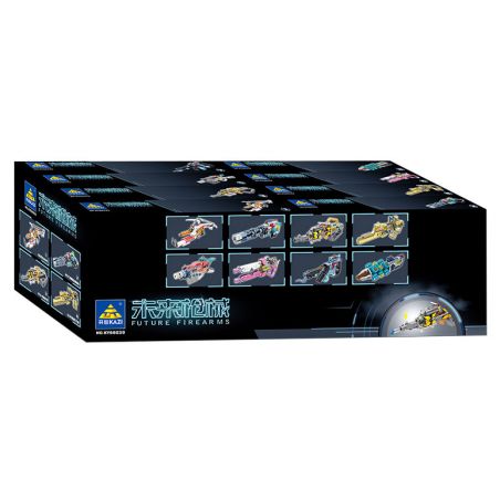 Kazi KY88039 88039 SÚNG CẦM TAY TƯƠNG LAI bộ đồ chơi xếp lắp ráp ghép mô hình Military Army FUTURE FIREARMS Quân Sự Bộ Đội 1136 khối