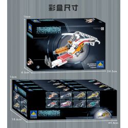 Kazi KY88039 88039 SÚNG CẦM TAY TƯƠNG LAI bộ đồ chơi xếp lắp ráp ghép mô hình Military Army FUTURE FIREARMS Quân Sự Bộ Đội 1136 khối