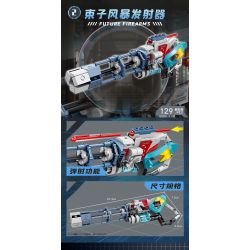 Kazi KY88039 88039 SÚNG CẦM TAY TƯƠNG LAI bộ đồ chơi xếp lắp ráp ghép mô hình Military Army FUTURE FIREARMS Quân Sự Bộ Đội 1136 khối