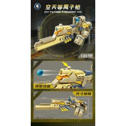 Kazi KY88039 88039 SÚNG CẦM TAY TƯƠNG LAI bộ đồ chơi xếp lắp ráp ghép mô hình Military Army FUTURE FIREARMS Quân Sự Bộ Đội 1136 khối