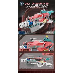 Kazi KY88039 88039 SÚNG CẦM TAY TƯƠNG LAI bộ đồ chơi xếp lắp ráp ghép mô hình Military Army FUTURE FIREARMS Quân Sự Bộ Đội 1136 khối