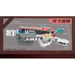 Kazi KY88039 88039 SÚNG CẦM TAY TƯƠNG LAI bộ đồ chơi xếp lắp ráp ghép mô hình Military Army FUTURE FIREARMS Quân Sự Bộ Đội 1136 khối