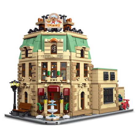 MorkModel 10212 Mork Model 10212 NHÀ HÀNG PARIS bộ đồ chơi xếp lắp ráp ghép mô hình Creator PARISIAN RESTAURANT Sáng Tạo 3104 khối