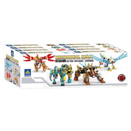 Kazi KY8113 8113 8 LOẠI JIGOKUMON bộ đồ chơi xếp lắp ráp ghép mô hình MECHANICAL BEAST 1370 khối