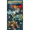 Kazi KY8113 8113 8 LOẠI JIGOKUMON bộ đồ chơi xếp lắp ráp ghép mô hình MECHANICAL BEAST 1370 khối