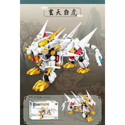 Kazi KY8113 8113 8 LOẠI JIGOKUMON bộ đồ chơi xếp lắp ráp ghép mô hình MECHANICAL BEAST 1370 khối