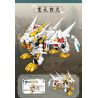 Kazi KY8113 8113 8 LOẠI JIGOKUMON bộ đồ chơi xếp lắp ráp ghép mô hình MECHANICAL BEAST 1370 khối