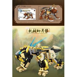 Kazi KY8113 8113 8 LOẠI JIGOKUMON bộ đồ chơi xếp lắp ráp ghép mô hình MECHANICAL BEAST 1370 khối