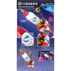 Kazi KY83040 83040 CĂN CỨ PHÓNG TÊN LỬA VŨ TRỤ 8 TỔ HỢP bộ đồ chơi xếp lắp ráp ghép mô hình City SPACE ROCKET LAUNCH SITE Thành Phố 775 khối