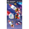 Kazi KY83040 83040 CĂN CỨ PHÓNG TÊN LỬA VŨ TRỤ 8 TỔ HỢP bộ đồ chơi xếp lắp ráp ghép mô hình City SPACE ROCKET LAUNCH SITE Thành Phố 775 khối