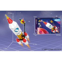 Kazi KY83040 83040 CĂN CỨ PHÓNG TÊN LỬA VŨ TRỤ 8 TỔ HỢP bộ đồ chơi xếp lắp ráp ghép mô hình City SPACE ROCKET LAUNCH SITE Thành Phố 775 khối