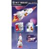 Kazi KY83040 83040 CĂN CỨ PHÓNG TÊN LỬA VŨ TRỤ 8 TỔ HỢP bộ đồ chơi xếp lắp ráp ghép mô hình City SPACE ROCKET LAUNCH SITE Thành Phố 775 khối