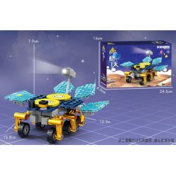 Kazi KY83040 83040 CĂN CỨ PHÓNG TÊN LỬA VŨ TRỤ 8 TỔ HỢP bộ đồ chơi xếp lắp ráp ghép mô hình City SPACE ROCKET LAUNCH SITE Thành Phố 775 khối