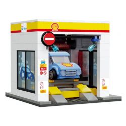 CADA DOUBLEE C66030 66030 RỬA XE SHELL bộ đồ chơi xếp lắp ráp ghép mô hình City Thành Phố 294 khối