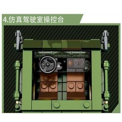 LE YI 82001 XE TÊN LỬA ĐẠN ĐẠO CHỐNG HẠM DONGFENG 21D bộ đồ chơi xếp lắp ráp ghép mô hình Military Army DF-21D ANTI-SHIP BALLISTIC MISSILE Quân Sự Bộ Đội 1208 khối