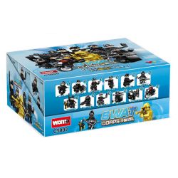 WOMA C5000 5000 MÔ HÌNH ĐỘI SWAT 12 bộ đồ chơi xếp lắp ráp ghép mô hình Military Army Quân Sự Bộ Đội 376 khối