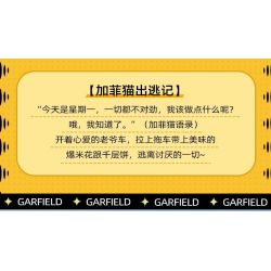 SLUBAN M38-B1222 B1222 1222 M38B1222 38-B1222 CUỘC TRỐN THOÁT CỦA GARFIELD bộ đồ chơi xếp lắp ráp ghép mô hình Movie & Game Phim Và Trò Chơi