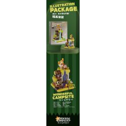 BALODY 21258 KHU CẮM TRẠI WONDER STAR bộ đồ chơi xếp lắp ráp ghép mô hình WONDERFUL CAMPSITE 802 khối