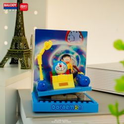 BALODY 21081 ĐÔRÊMON THẾ GIỚI VI MÔ 6 HÌNH bộ đồ chơi xếp lắp ráp ghép mô hình Movie & Game Phim Và Trò Chơi 726 khối